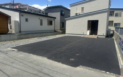 北上市S様邸舗装工事